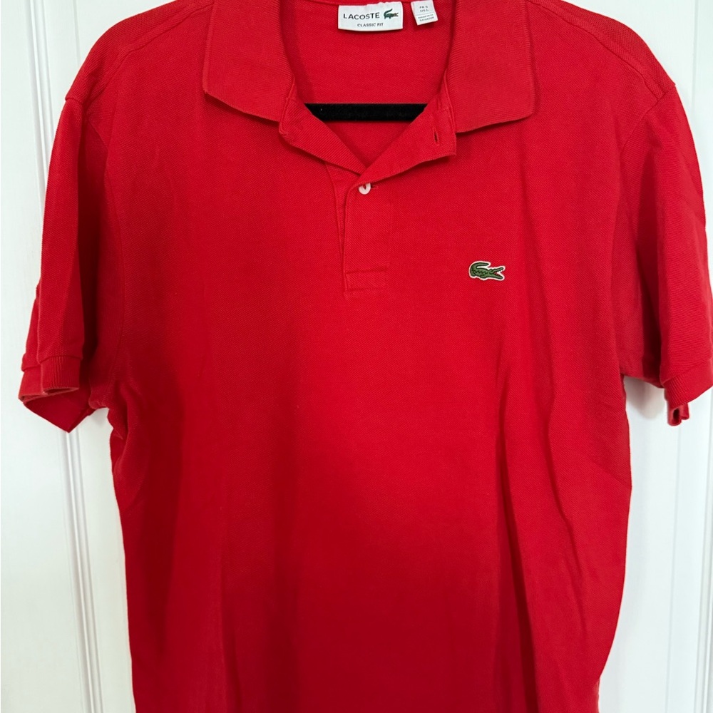 Lacoste Red Polo Shirt